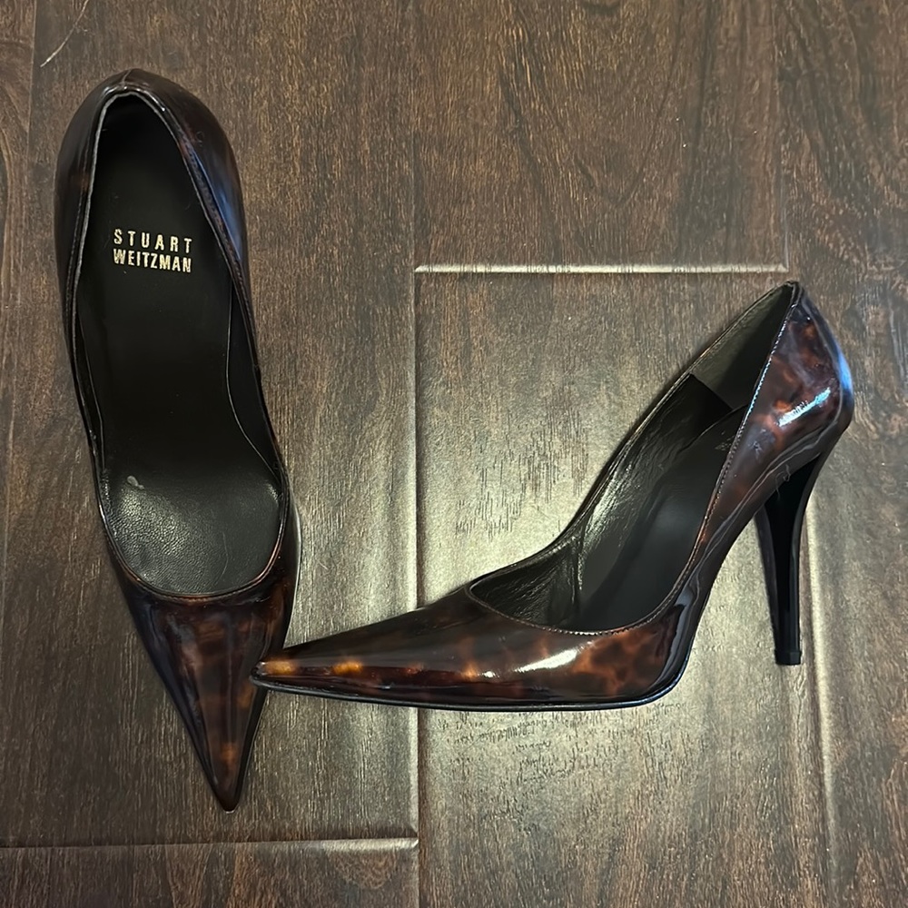 Stuart Weitzman, tortoise pumps size 7